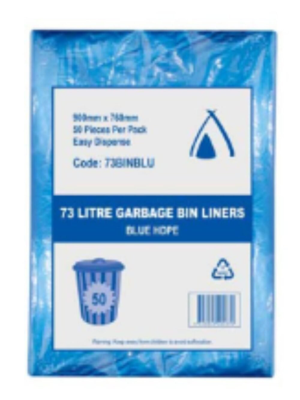 73L Heavy Duty Roll -250(Blue)-Also Available in Black