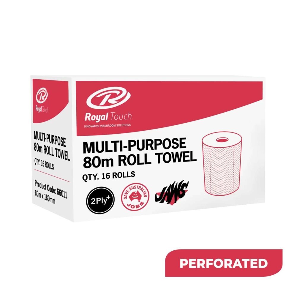 Royal Touch Jaws Economy Roll Towels-Perforated