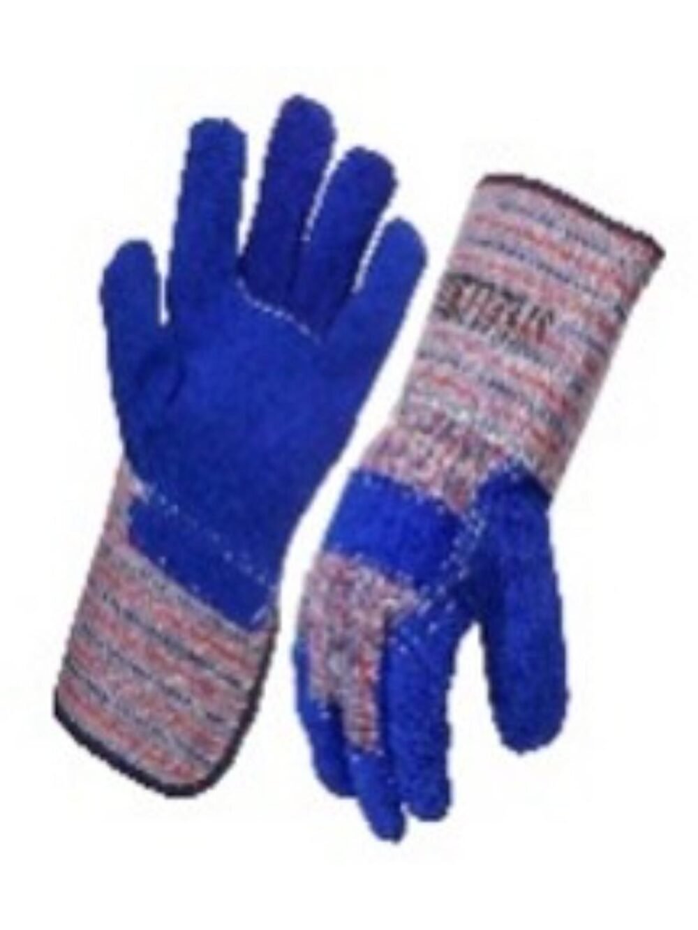 STEELCHIEF ROYAL BLUE/GREY SPLIT LEATHER GLOVE SIZE 10