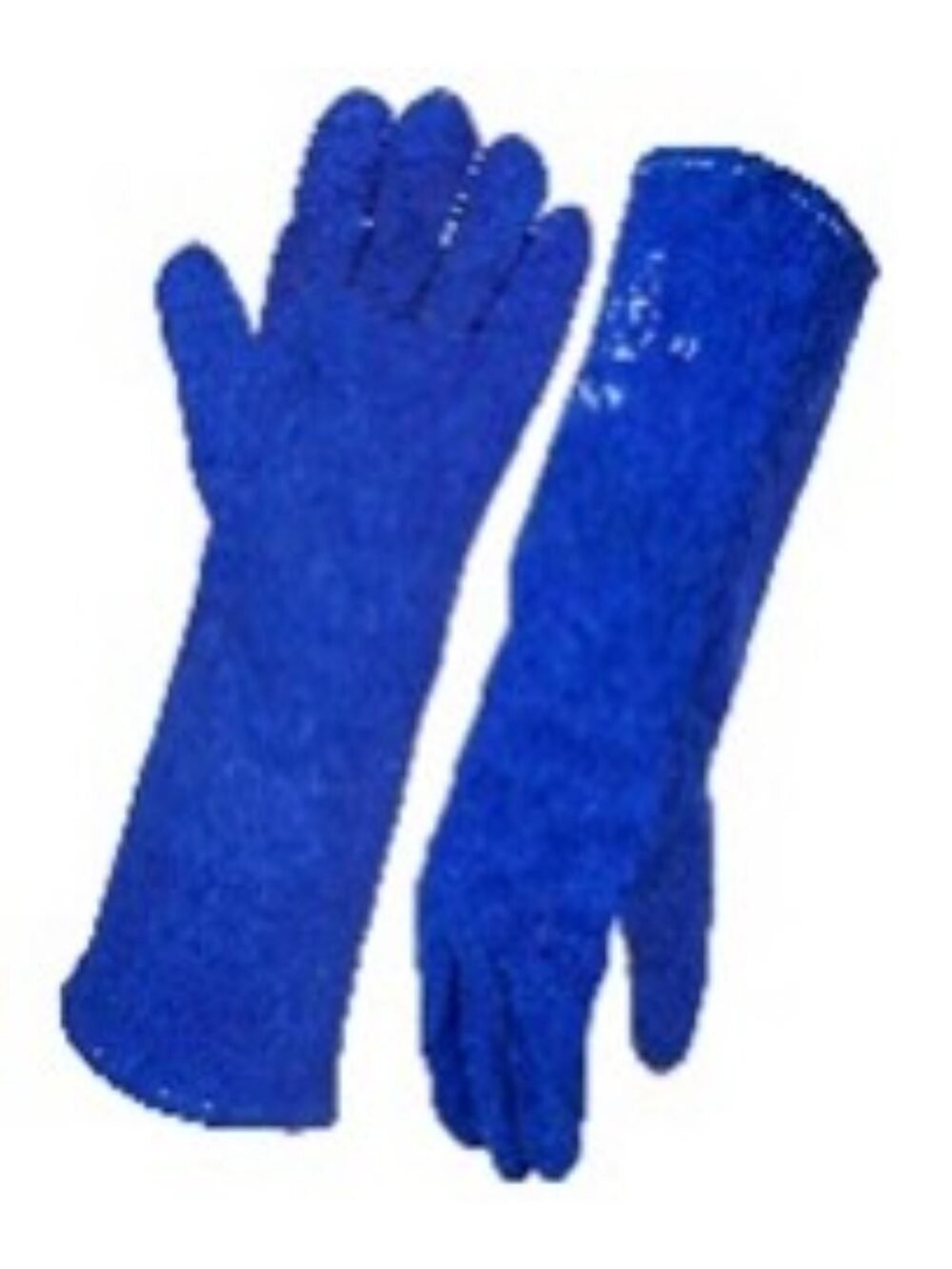 SD BLUE WELDING GLOVES LEATHER KEVLAR SEWN SIZE 10
