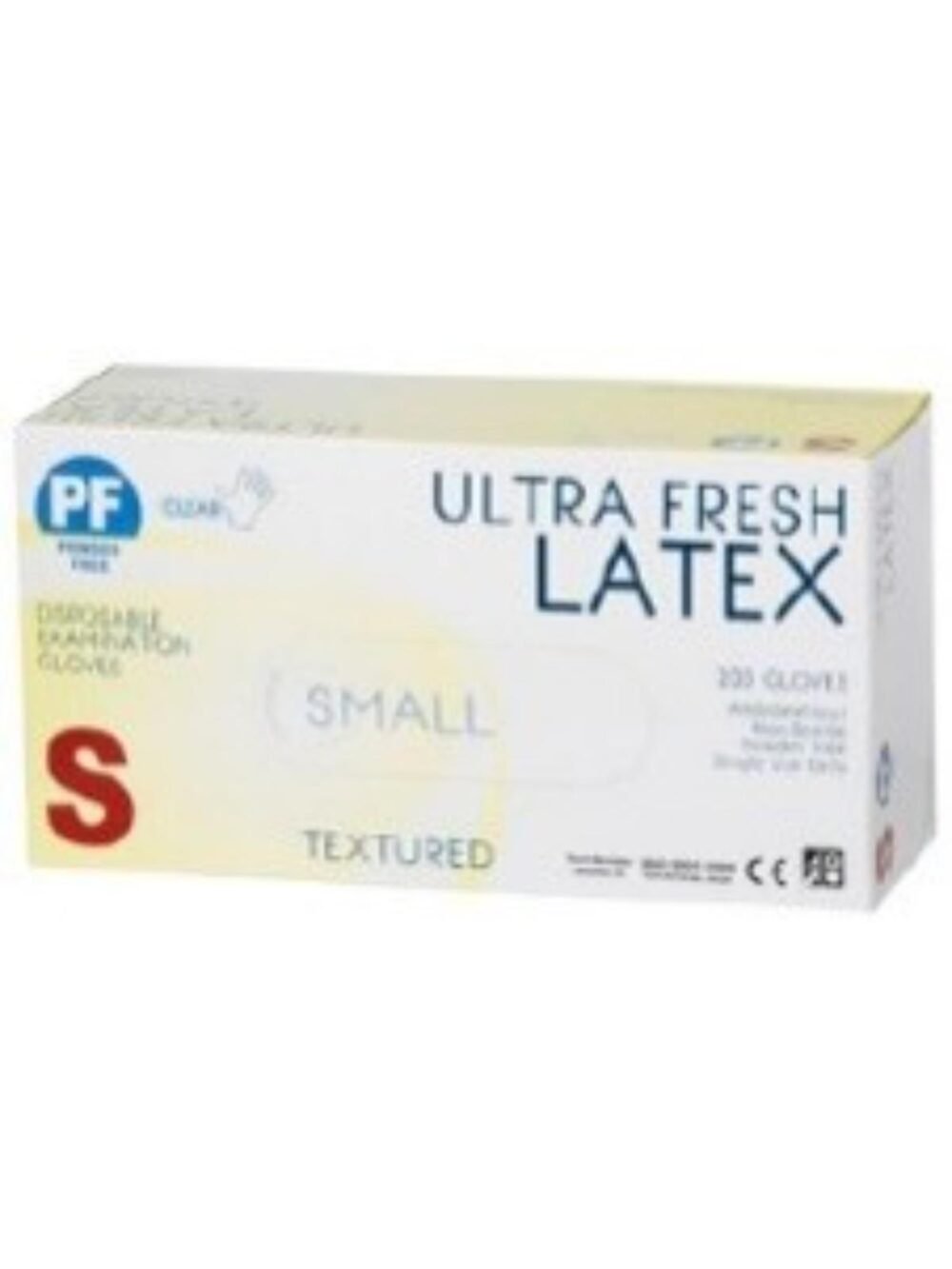 ULTRA FRESH CLEAR GLOVE PREMIUM WEIGHT TEXTURED POWDER-FREE CLEAR (200pcs) L