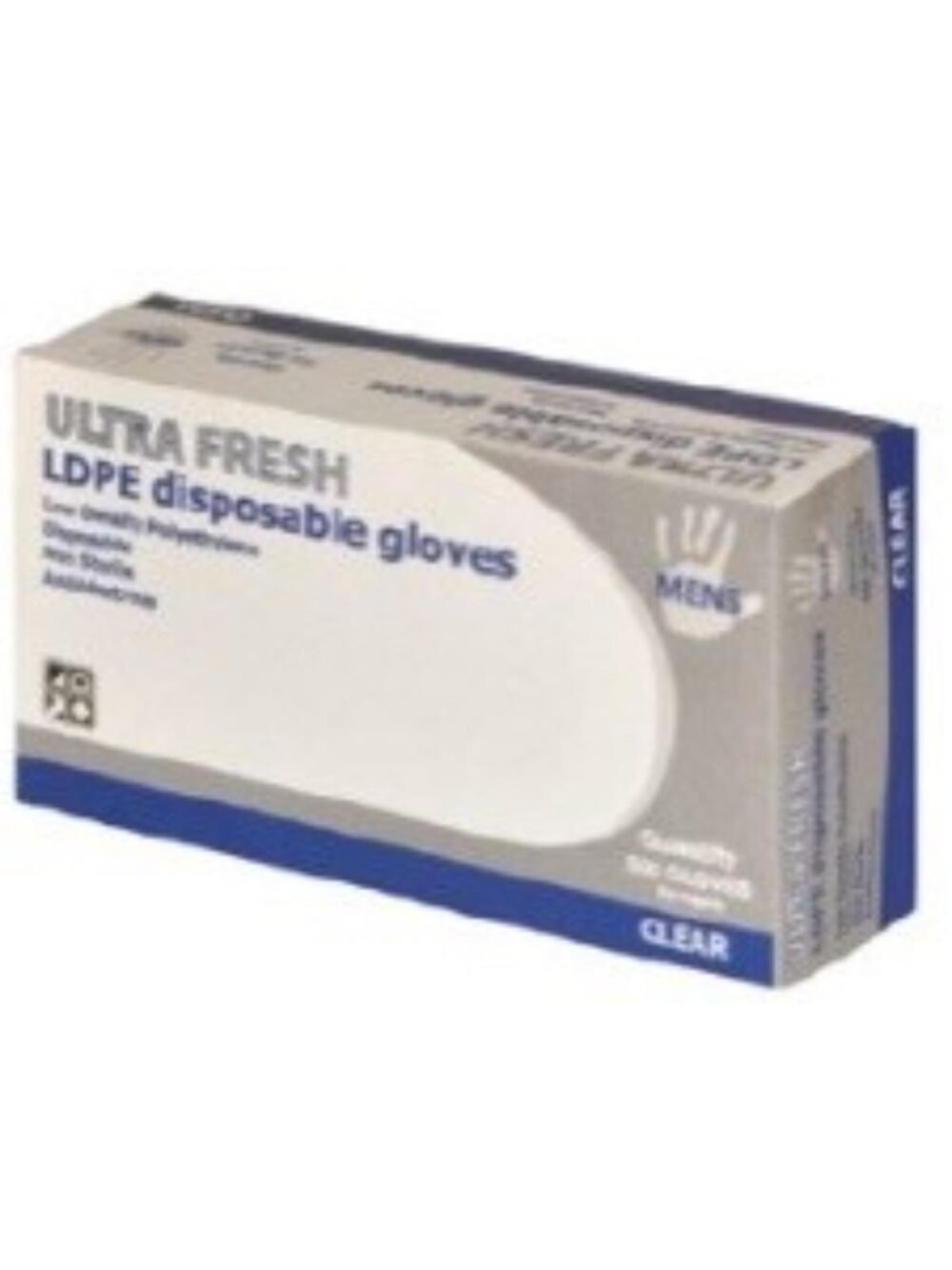 ULTRA FRESH LDPE GLOVES POWDER-FREE CLEAR LADIES
