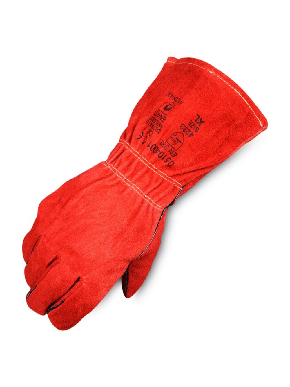 RED DEVIL KevLAr WELDER GLOVES REINFORCED THUMB WING RED/BLACK