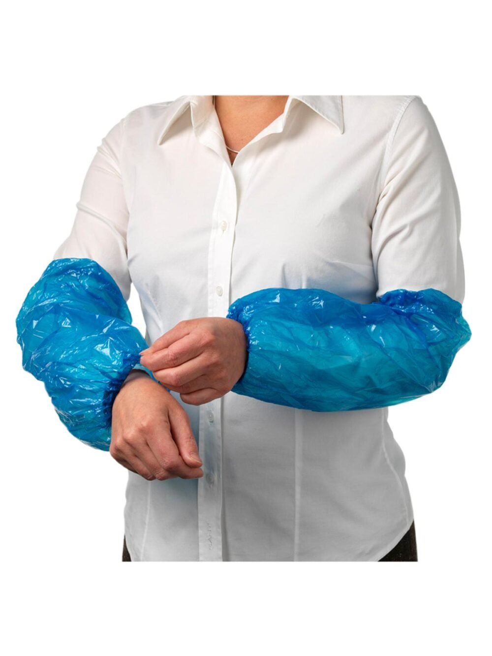 ULTRA HEALTH SLEEVE COVER PE 20X40cm – BLUE(2000 Nos)