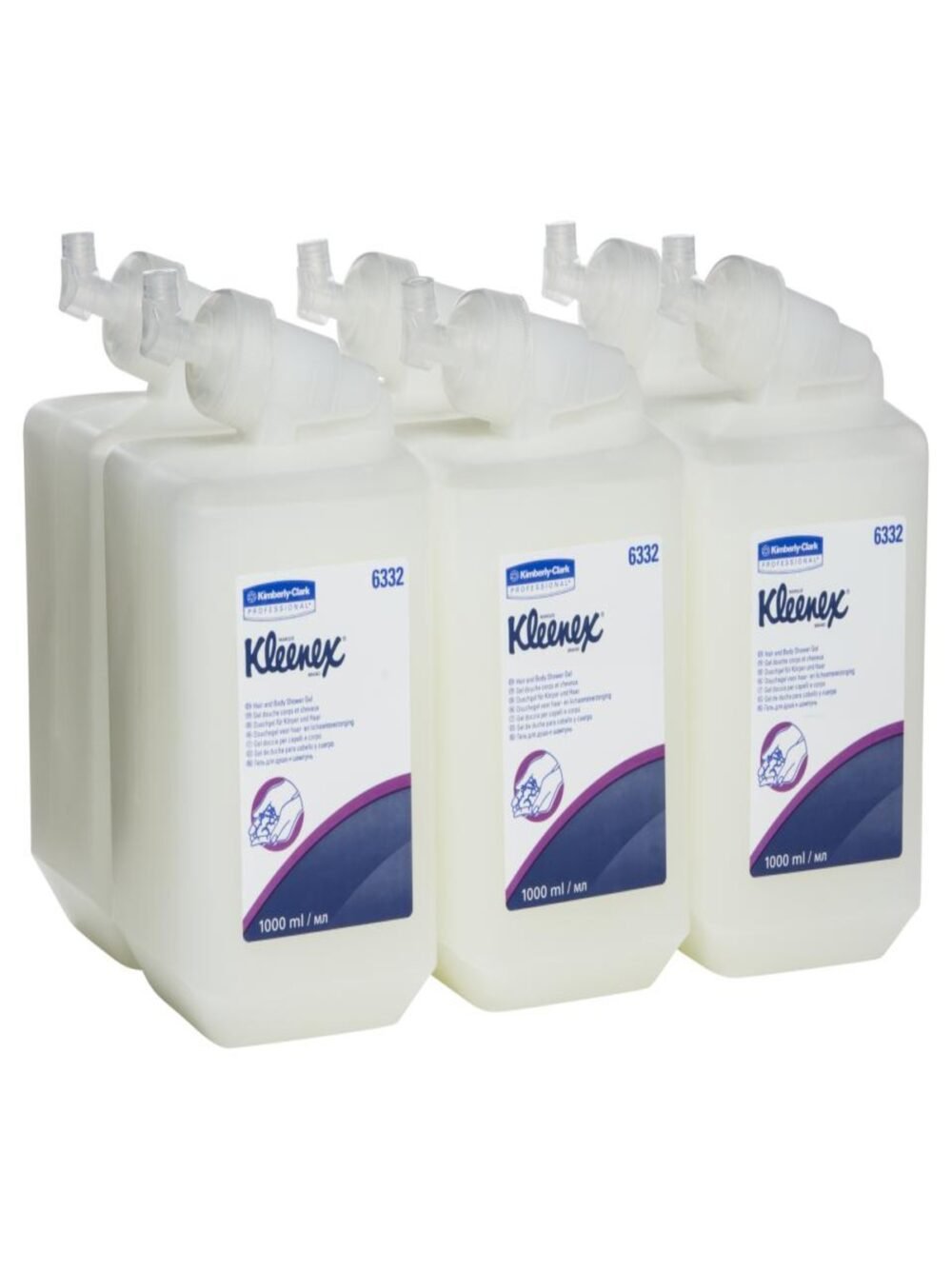 KLEENEX® Luxury Foam Frequent Use Hand Soap (6342), Foam Hand Wash, 6 Cartridges / Case, 1L / Cartridge (6L)